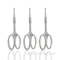 Makeup Tools Stainless Steel Black Round Nose Hair Scissors